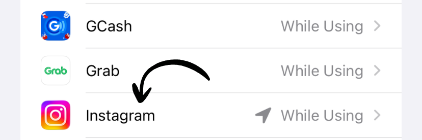App location permissions list